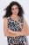 Ulla Popken 850175 Robe en jersey sans manches à poches Noir - Robes d'été - Robes d'été grande taille