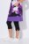 Ulla Popken 850175 Robe en jersey sans manches à poches Lilas - Robes en jersey - 