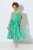 Ulla Popken 850197 Robe rayée à volants Vert - Robes d'été - Robes d'été grande taille