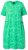 Ulla Popken 850204 Robe en jersey à manches courtes et col V Vert - Robes en jersey - 