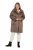 Ulla Popken 850251 Manteau teddy Marron clair - Manteaux - Manteaux femme grande taille