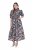Ulla Popken 850298 Robe chemise fleurie Bleu marine - Robes maxi - Robes maxi grande taille