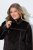 Ulla Popken 850310 Veste en fausse fourrure Marron foncé - Vestes - Vestes femme grande taille