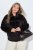 Ulla Popken 850310 Veste en fausse fourrure Marron foncé - Vestes - Vestes femme grande taille