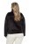 Ulla Popken 850310 Veste en fausse fourrure Marron foncé - Vestes - Vestes femme grande taille