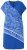 Ulla Popken 850389 Robe en mousseline imprimée Bleu - Robes - Robes pour toutes les tailles