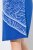 Ulla Popken 850389 Robe en mousseline imprimée Bleu - Robes - Robes pour toutes les tailles
