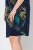 Ulla Popken 850393 Robe en mousseline imprimée Bleu marine - Robes d'été - Robes d'été grande taille