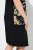 Ulla Popken 850406 Robe en mousseline imprimée Noir - Robes - Robes pour toutes les tailles