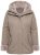Ulla Popken 850509 Veste en fausse fourrure Taupe - Vestes - Vestes femme grande taille
