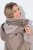 Ulla Popken 850509 Veste en fausse fourrure Taupe - Vestes - Vestes femme grande taille