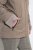 Ulla Popken 850509 Veste en fausse fourrure Taupe - Vestes - Vestes femme grande taille