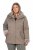 Ulla Popken 850509 Veste en fausse fourrure Taupe - Vestes - Vestes femme grande taille