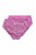 Ulla Popken 850538 Culottes à fleurs en coton bio lot de 2 Violet - Culottes - 