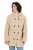 Ulla Popken 850589 Veste teddy Blanc cassé - Vestes - Vestes femme grande taille
