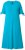 Ulla Popken 850724 Robe mi-longue à manches courtes et ceinture à nouer Turquoise - Robes midi - Robes midi grande taille
