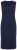 Ulla Popken 850725 Robe en maille à col V Bleu marine - Robes en maille - 