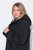 Ulla Popken 850774 Manteau technique Noir - Manteaux - Manteaux femme grande taille