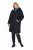 Ulla Popken 850774 Manteau technique Noir - Manteaux - Manteaux femme grande taille