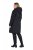Ulla Popken 850774 Manteau technique Noir - Manteaux - Manteaux femme grande taille