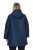 Ulla Popken 850794 Manteau technique Bleu marine - Manteaux - Manteaux femme grande taille