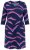 Ulla Popken 850920 Robe en jersey Bleu marine - Robes - Robes pour toutes les tailles