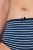 Ulla Popken 850966 Culottes à rayures lot de 5 Bleu marine - Culottes - 