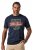JP1880 850980 T-shirt imprimé effet vintage Bleu marine TALL - TALL T-shirts - T-Shirts pour Hommes Grands