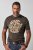 JP1880 851001 Rolling Stones Retro Logo T-shirt Noisette - T-shirts de groupes - T-shirts de groupes grande taille