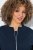 Ulla Popken 851040 Sweat zippé Bleu marine - Sweatshirts - Sweat-shirts femme grande taille