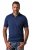 JP1880 851048 Polo zippé Bleu nuit TALL - TALL polos - Polos TALL pour hommes grands