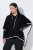 Ulla Popken 851127 Poncho ouvert en maille à bordure strass Noir - Ponchos & capes - 