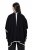 Ulla Popken 851127 Poncho ouvert en maille à bordure strass Noir - Ponchos & capes - 