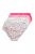 Ulla Popken 851140 Culottes à fleurs lot de 5 Rose - Culottes - 