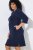 Ulla Popken 851220 Robe à manches 3/4 Bleu marine - Robes - Robes pour toutes les tailles