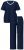 Ulla Popken 851245 Pyjama à rayures Bleu marine - Pyjamas/vêtements de détente - 