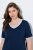 Ulla Popken 851245 Pyjama à rayures Bleu marine - Pyjamas/vêtements de détente - 