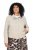 Ulla Popken 851329 Veste biker effet cuir zippée Taupe - Vestes - Vestes femme grande taille