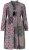Ulla Popken 851546 Robe mi-longue imprimée Jaune moutarde - Robes midi - Robes midi grande taille