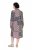 Ulla Popken 851546 Robe mi-longue imprimée Jaune moutarde - Robes midi - Robes midi grande taille