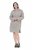 Ulla Popken 851563 Robe en maille à manches longues Beige - Robes - Robes pour toutes les tailles