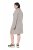 Ulla Popken 851563 Robe en maille à manches longues Beige - Robes - Robes pour toutes les tailles