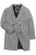 JP1880 851613 Croisé Manteau en laine Gris foncé - Vestes - Vestes Homme Grandes Tailles