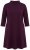 Ulla Popken 851664 Robe en jersey à col roulé Prune - Robes - Robes pour toutes les tailles