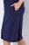 Ulla Popken 851664 Robe en jersey trapèze à poches Bleu marine - Robes - Robes pour toutes les tailles