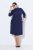 Ulla Popken 851664 Robe en jersey trapèze à poches Bleu marine - Robes - Robes pour toutes les tailles
