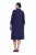 Ulla Popken 851664 Robe en jersey trapèze à poches Bleu marine - Robes - Robes pour toutes les tailles