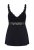 Ulla Popken 851693 Pyjama Noir - Pyjamas/vêtements de détente - 