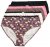 Ulla Popken 851711 Culottes à fleurs lot de 5 Marron - Culottes - 
