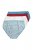 Ulla Popken 851725 Culottes à motifs lot de 5 Lilas - Culottes - 